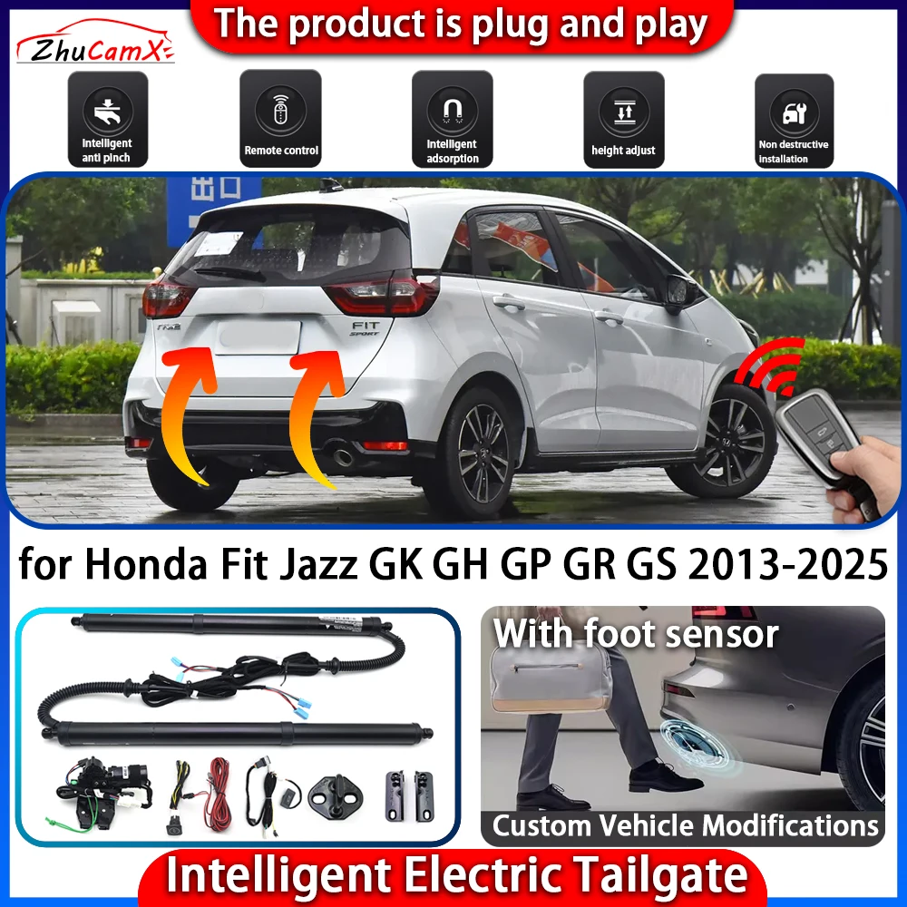 

ZhuCamX Smart Powered Tailgate System for Honda Fit Jazz GK GH GP GR GS 2013-2025 Automatic Intelligent Trunk Lift Control Kit
