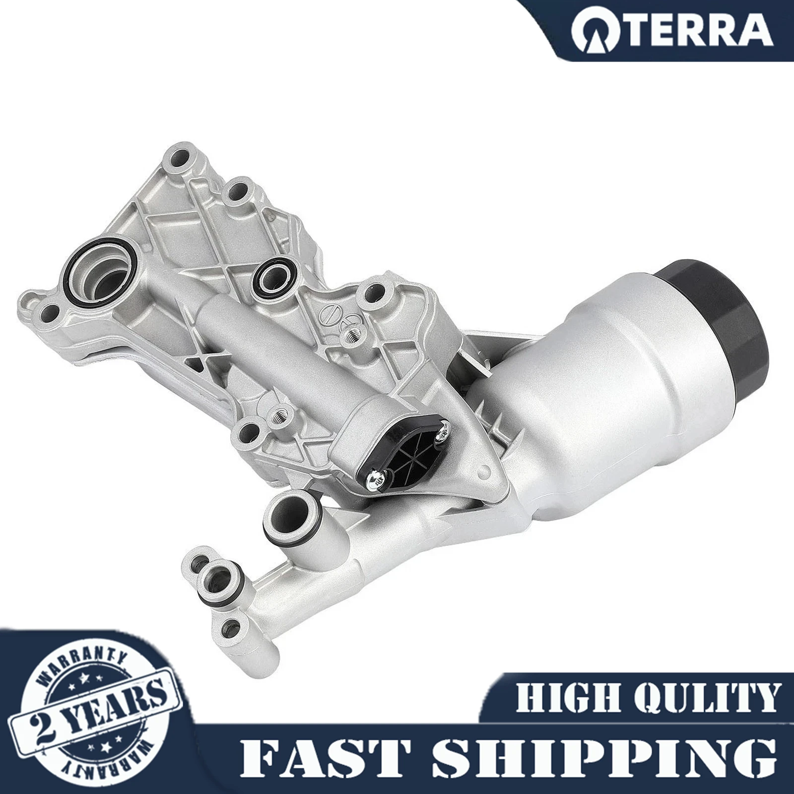 For Mercedes Oil Filter Housing Oil Cooler A6511800810 for C-Class W205 W204 E-Class W212 CLS C218 GLC X253 for OM651 Engine