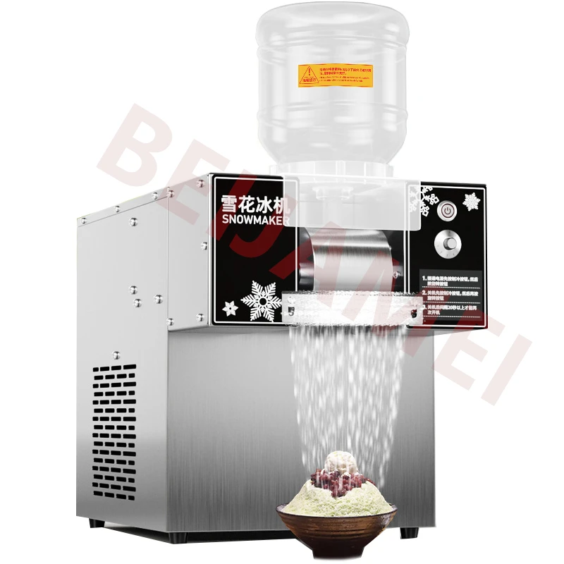 110V/220VSmall Commercial Snow Ice Machine Snowflake Ice Maker Korean Bingsu Machine Ice Crusher Shaver Smoothie Machine