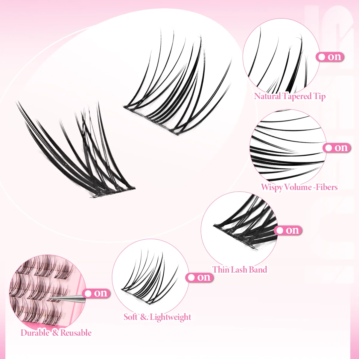 ขนตาปลอมแบบ DIY ทรงธรรมชาติ สไ - Eyelash Extension Anime Style บทวิจารณ์และราคา