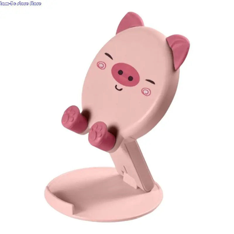 

Cartoon Desktop Phone Stand Foldable Phone Holder For Smartphones Tablets Students Kids Home Office Use