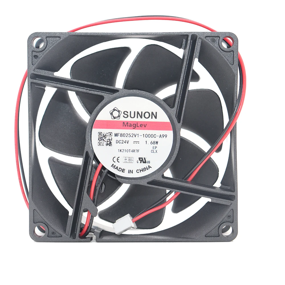 

MF80252V1-1000C-A99 SUNON Original 24V 80mm Magnetic Levitation Silent Cooling Fan High-Quality Computer Hardware Accessory