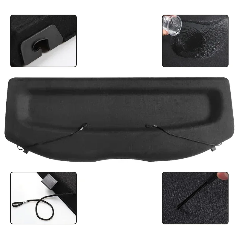 For Honda Fit Jazz 2021+ Rear Trunk Security Cover Shield Shade Removable Trunk Cargo Cover