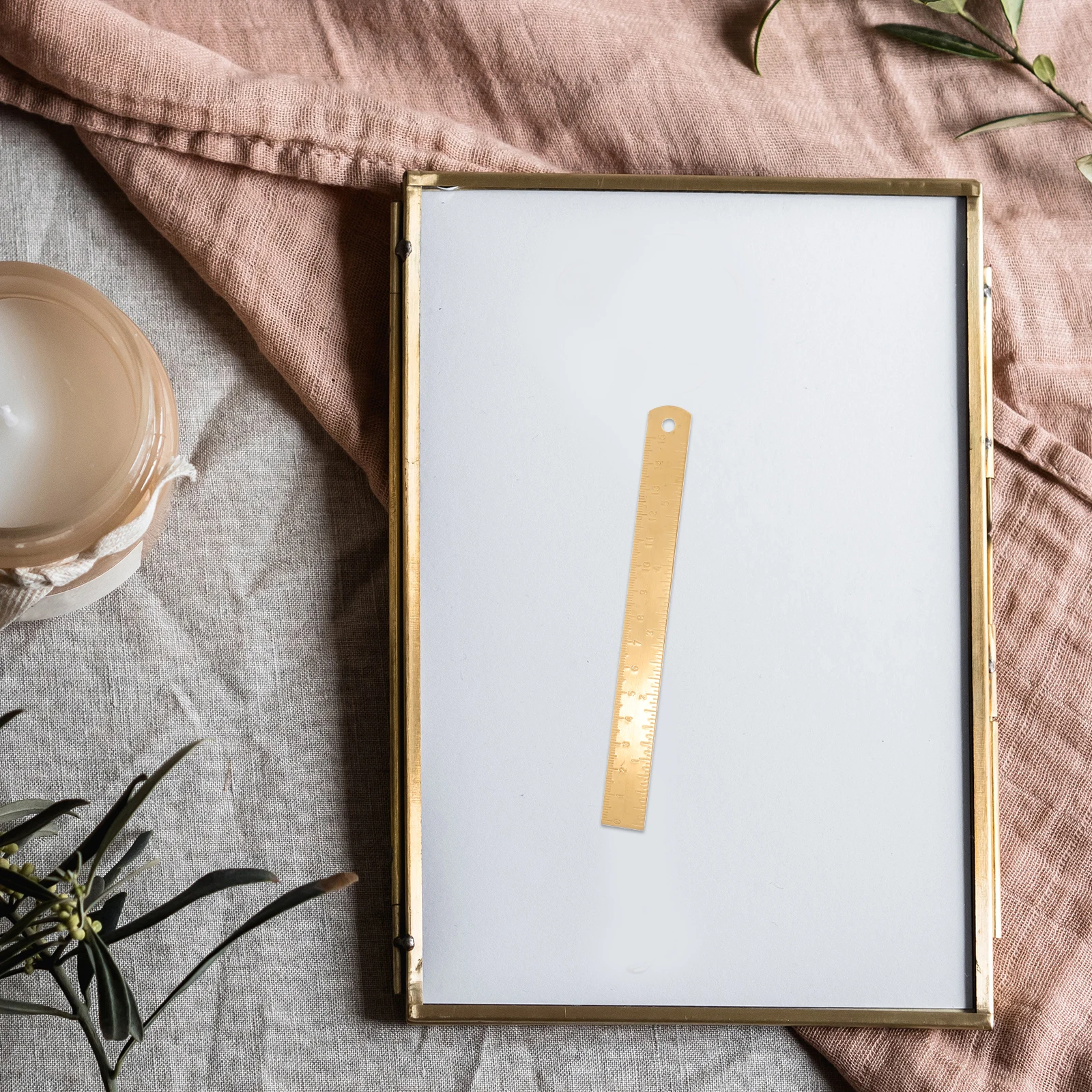 

2 Pcs Caliper Ruler Soft Student Stationery Steel School Rulers Fun Drawing Straight Copper for
