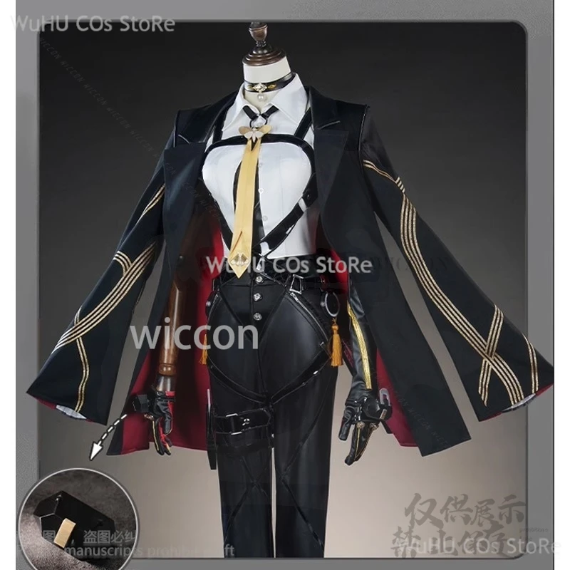 

Game Zenless Zone Zero Cosplay Evelyn Cosplay Costume Coat Pants Evelyn Wig For Halloween Christmas Party Girls Woman Roleplay