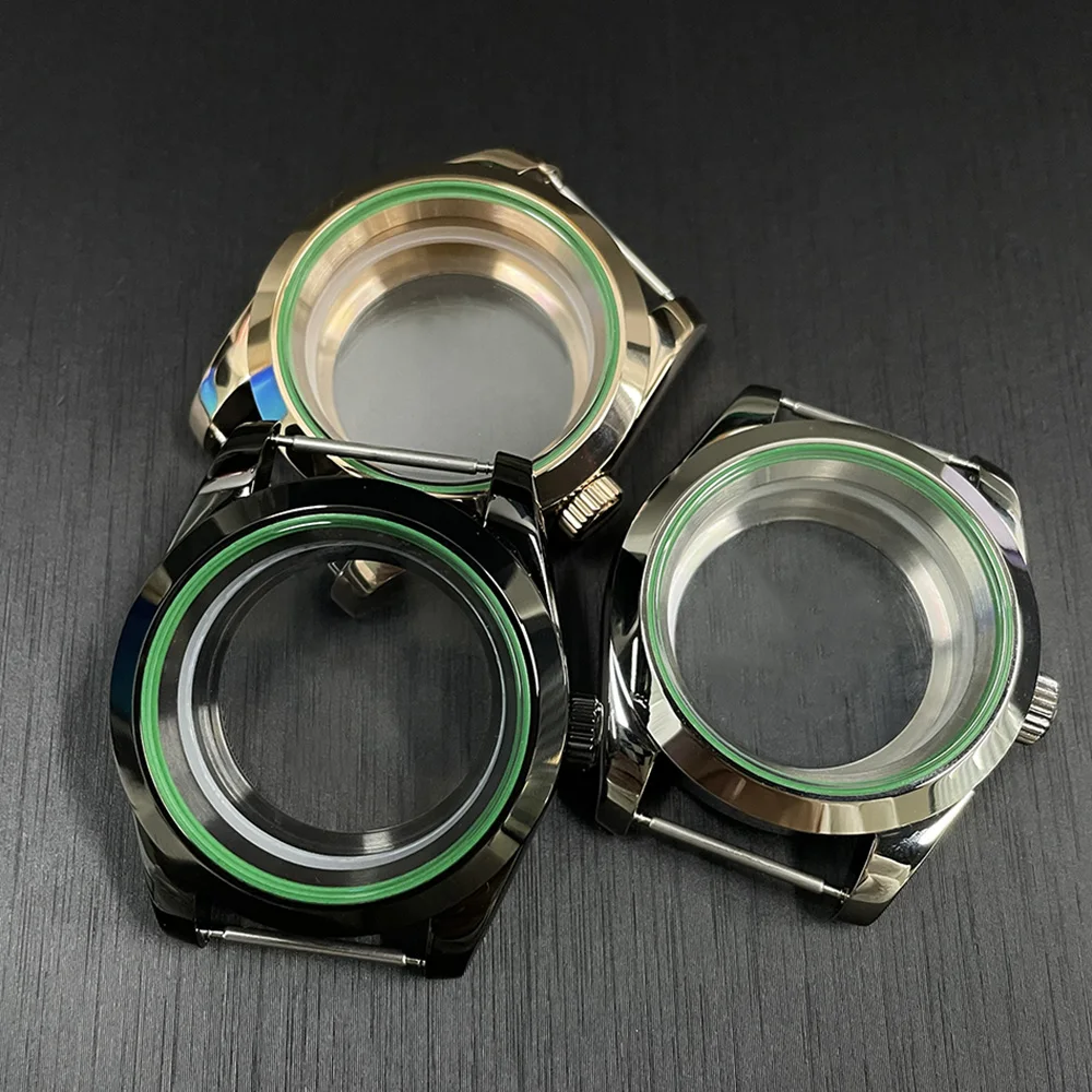 NH35/36 Case 39mm Case Watch Stainless Steel Sapphire Glass Inlaid NH3536 Movement Replacement Watch Accessories watch case