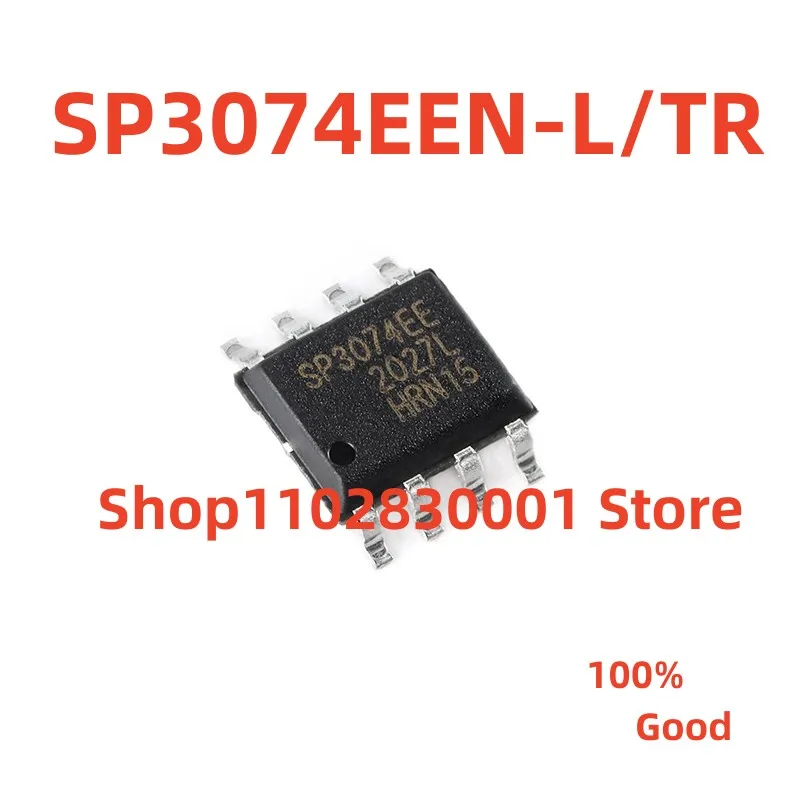 10PCS  New SP3074EE  SP3074EEN-L/TR SOIC-8 Full Duplex RS-485/RS-422 Transceiver Chip 100% Good   In Stock