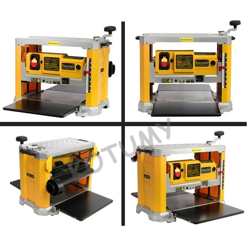 13-Inch Woodworking Power Benchtop Planer 2000W Electric Thickness Planer with Double-sided Blade