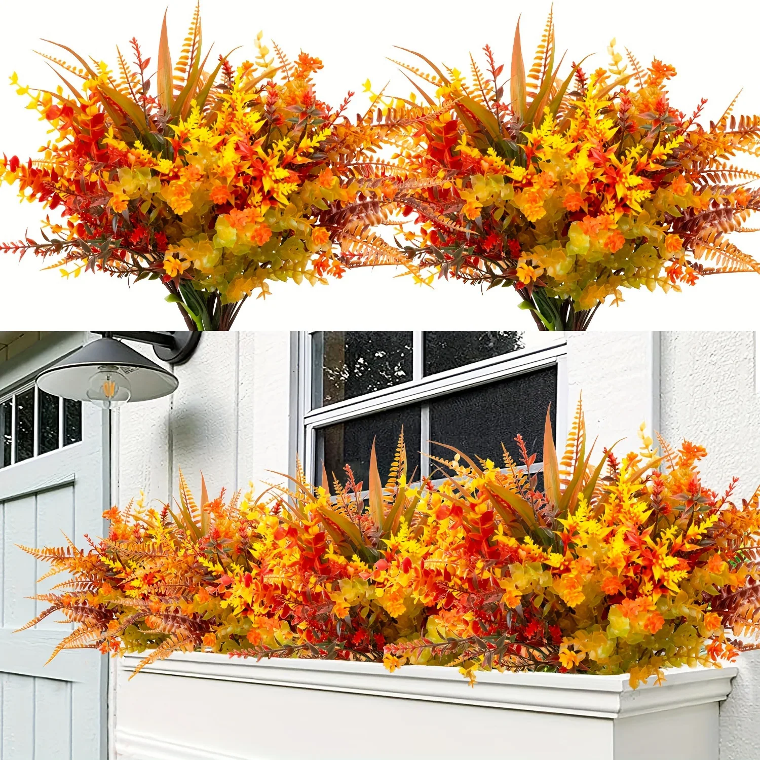 9 stücke künstliche Herbsts imulation Blumen Herbst pflanzen im Freien Blumen Thanksgiving Herbst Halloween Dekoration Haupt dekoration