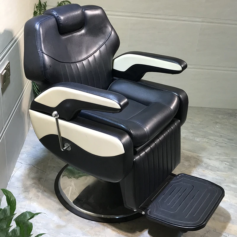 

Elegant Sotf Leather Hairdressing Salon Furniture Styling Chair