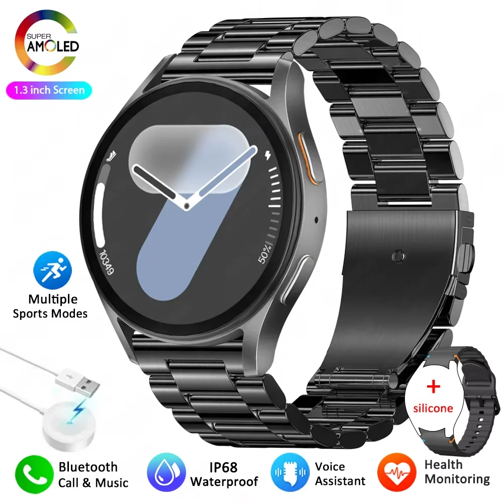 

2025 New Watch Men Smart Watch Men Waterproof Watches Sport Fitness Smartwatch Men for Samsung Galaxy M13 Honor 9X Premium