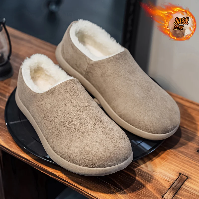 

Новые зимние сапоги большого размера: удобные и теплые, с широким носком, повседневные хлопковые ботинки, уличные, защищающие от холода, плюшевые хлопковые тапочки