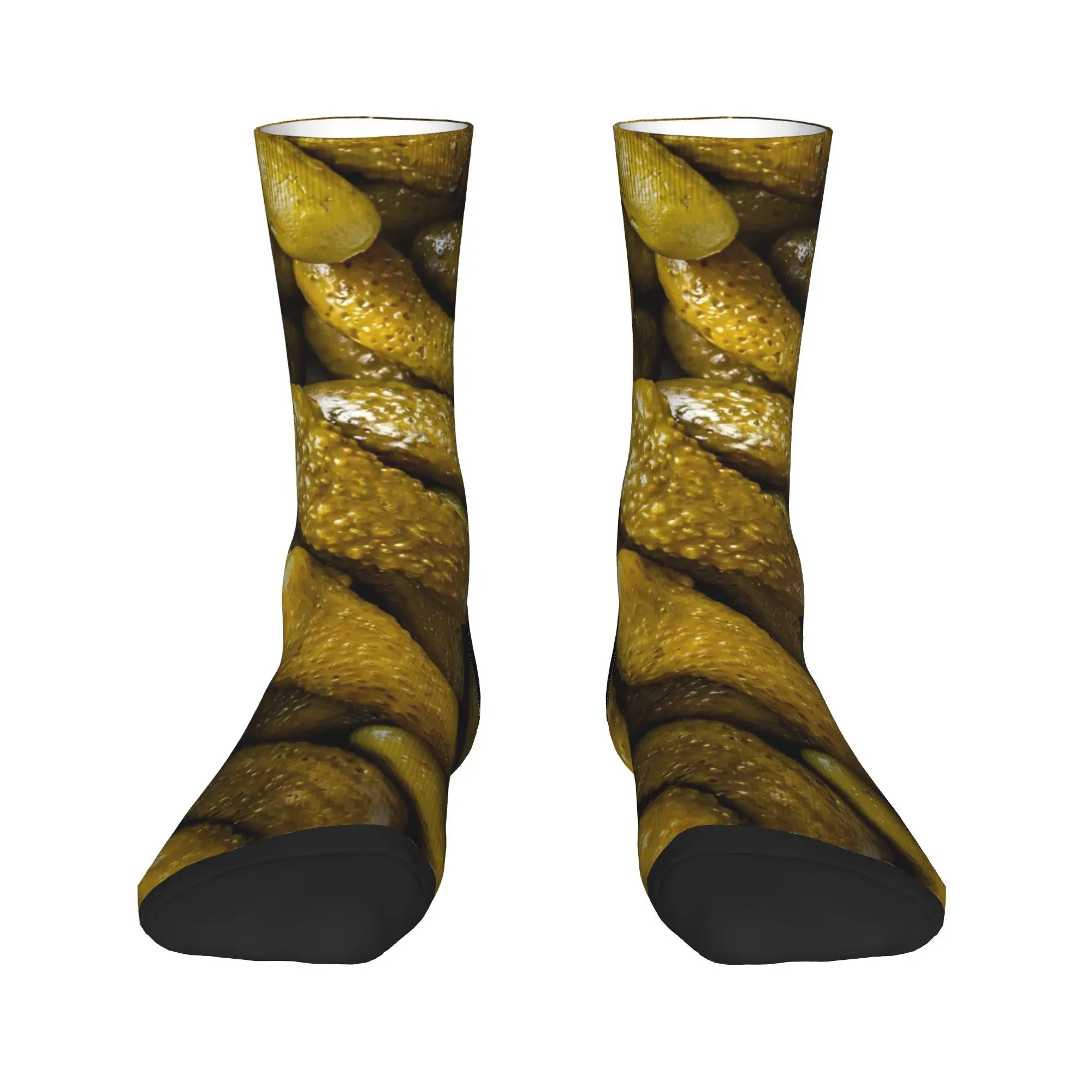 Meias de pepino meias masculinas médias macias meias casuais inverno correndo esportes anti skid design meias ideia de presente