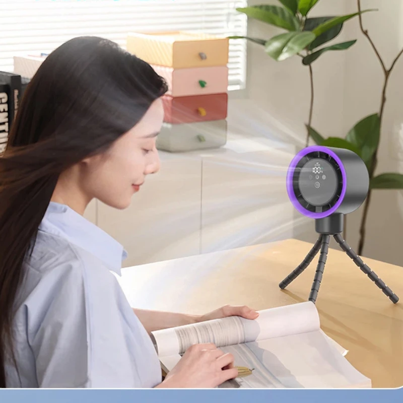 

Новый вентилятор-осьминог 2026 года с функцией покачивания головы, суперохлаждение, переменная частота, цифровой дисплей, настольный, прикроватный, для мам и малышей