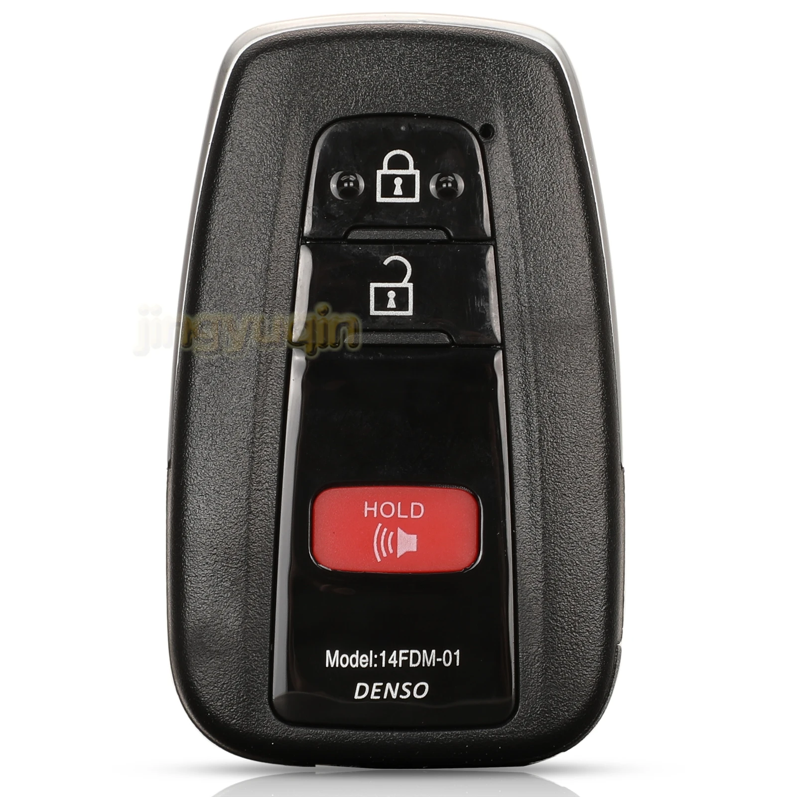 Jingyuqin مفتاح السيارة ثنائي التردد 433.57 متر/434.41 متر لتويوتا مفتاح ذكي لاند كروزر برادو 281451-3330 Pcbversion2/3/4B عن بعد فوب