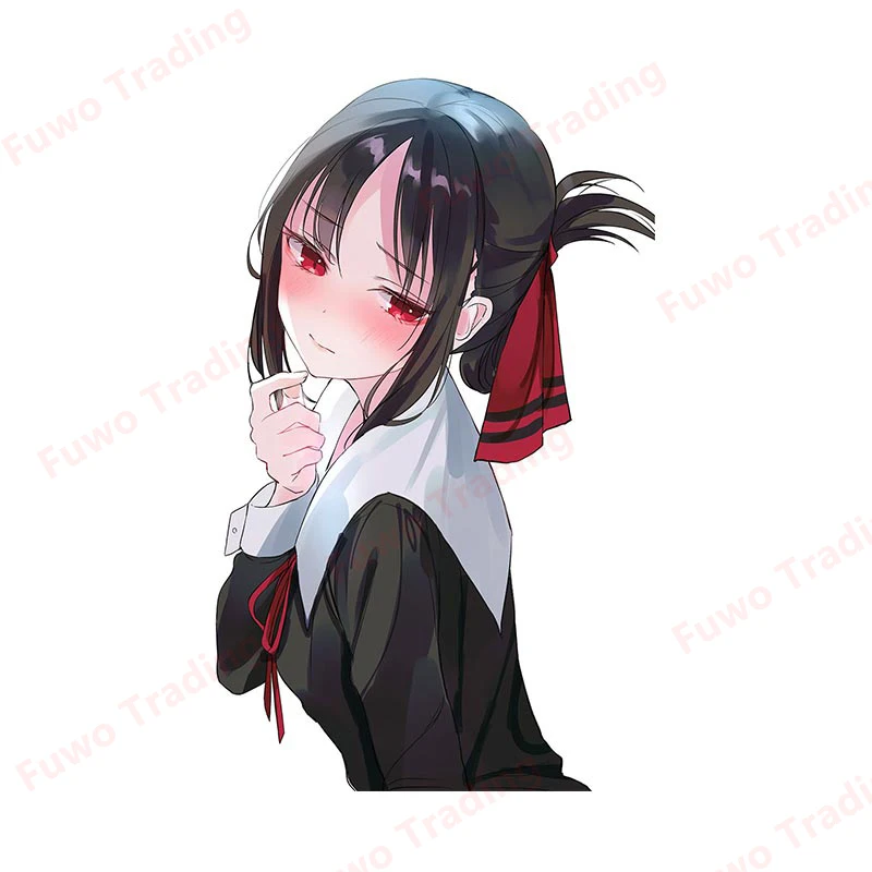 Cartoons Anime Car Sticker Kaguya Sama Love Is War Vinyl Decal Waterproof Sunscreen for Windshield Motorcycle Bumper Decor PVC