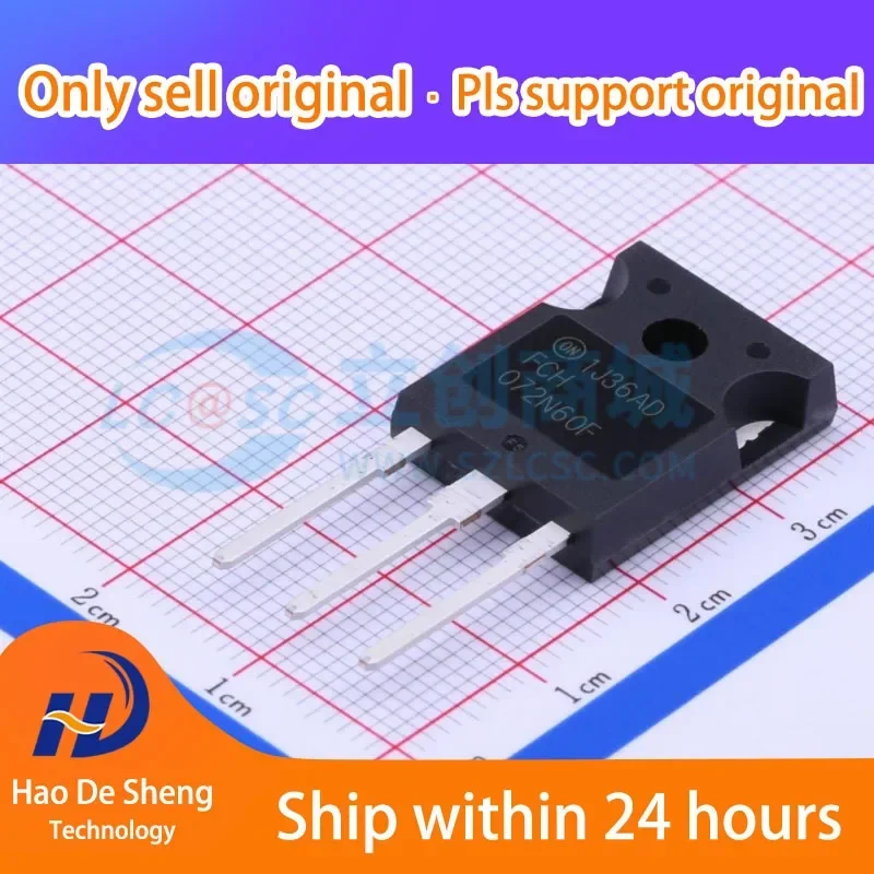 10PCS/LOT FCH072N60F TO-247 New Original in Stock