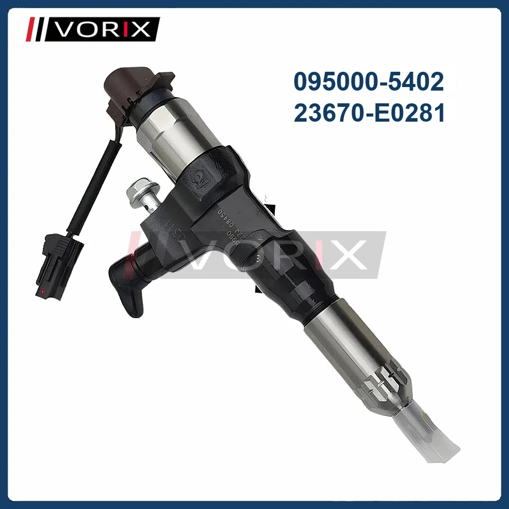 

095000-5402 Diesel Fuel Injector 23670-E0281 For Hino Engine J05D Truck 500