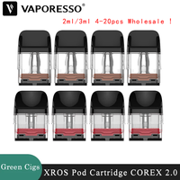 Original Vaporesso XROS Pod Cartridge New Version 2ml/3ml Top Filling New-COREX 2.0 1.2/1.0/0.8/0.6/0.4ohm Vaporizer E Cigarette