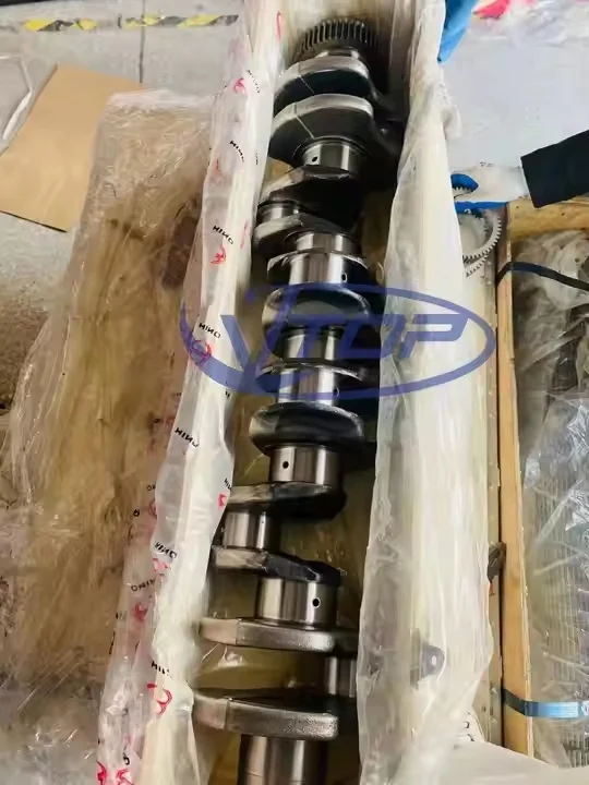 Virabrequim 13411E01100 VH13411E0100 das peças de motor da máquina escavadora SK350-8 134112410 Um para virabrequim HINO J08E J08C