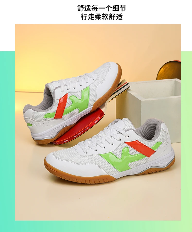 Professionelle Männer Badminton Schuhe Tischtennis Sport Volleyball Schuhe Ping Pong Atmungs Trainer Turnschuhe Sportschuhe – Detail 15
