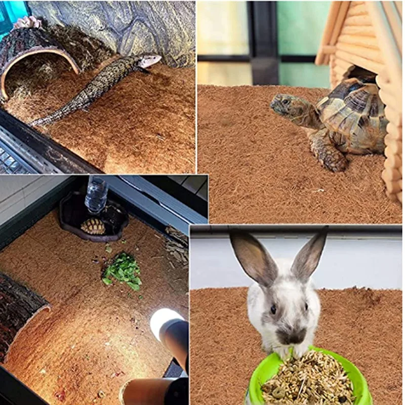 Natural Plant Fiber Roll Reptile Carpet Mat Coating Supplies Insulation Flower Pot Basket Coconut Insert Paper