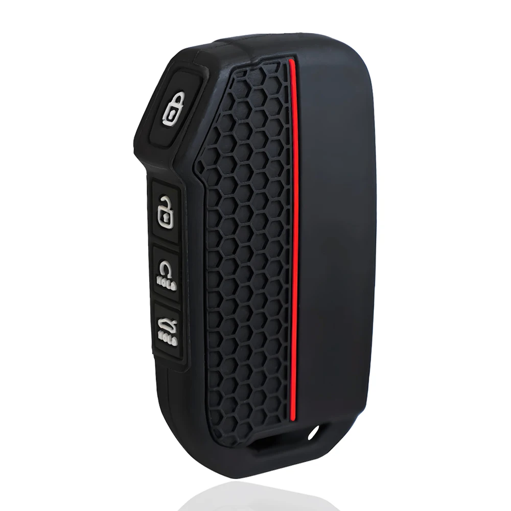 غطاء حافظة مفتاح السيارة عن بعد من السيليكون لكيا سبورتاج 2023 لكيا راي سورينتو سول تيلورايد سيراتو 2020 K5 K8 2022 حامي فوب #5