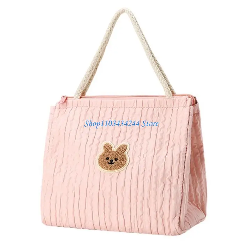 

Fabric Baby Bag with Insulated Compartments Fashionable Lightweight Mom Bag
