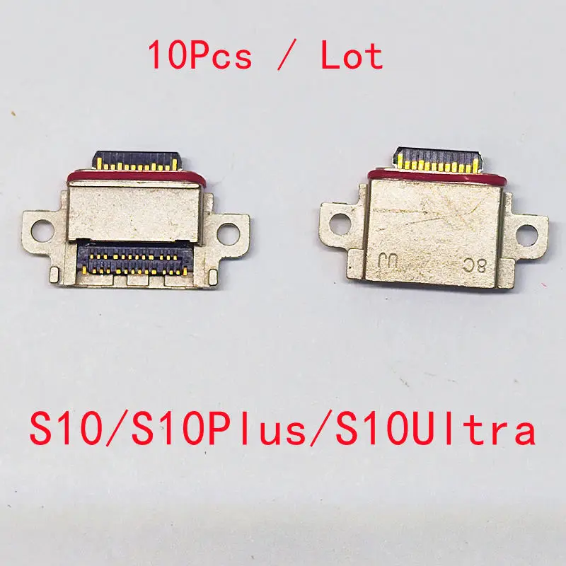 10pcs For SamSung Galaxy S24 S23 S22 S21 S20 Plus Ultra A22 A12 A11 A51 A71 A52 A72 A73 A03S USB Charging Port Charger Connector