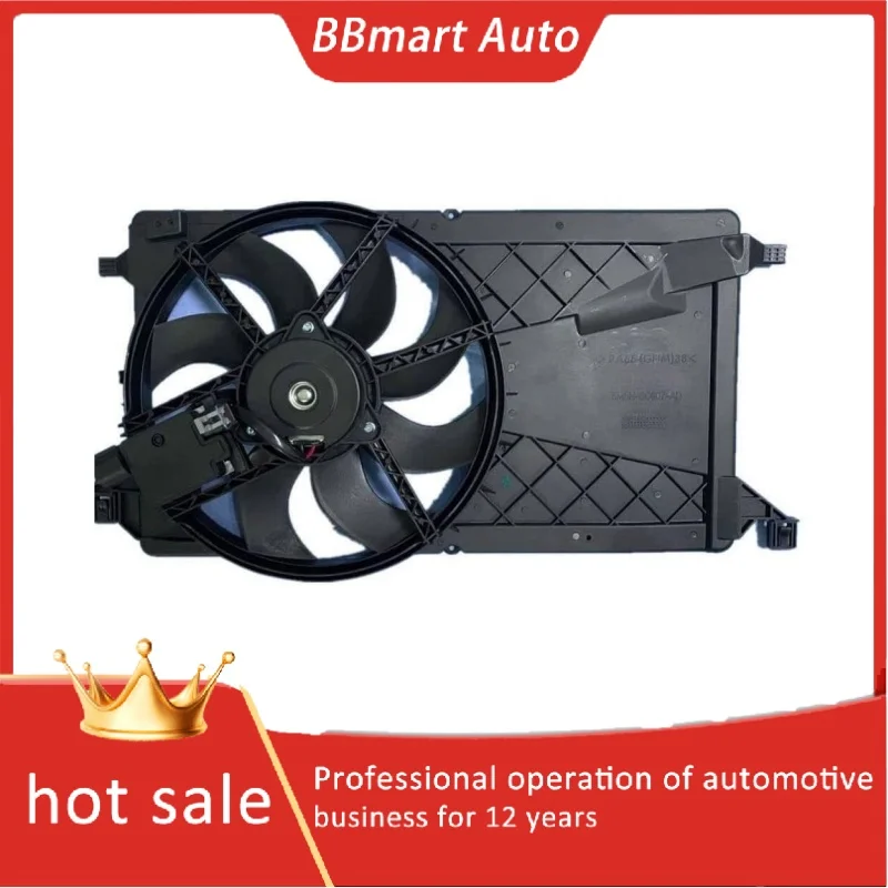 

5M5H8C607AA BBmart Auto Parts 1 Pcs Radiator Cooling Fan & Motor Assembly For Ford Focus MK2 A7 2005-