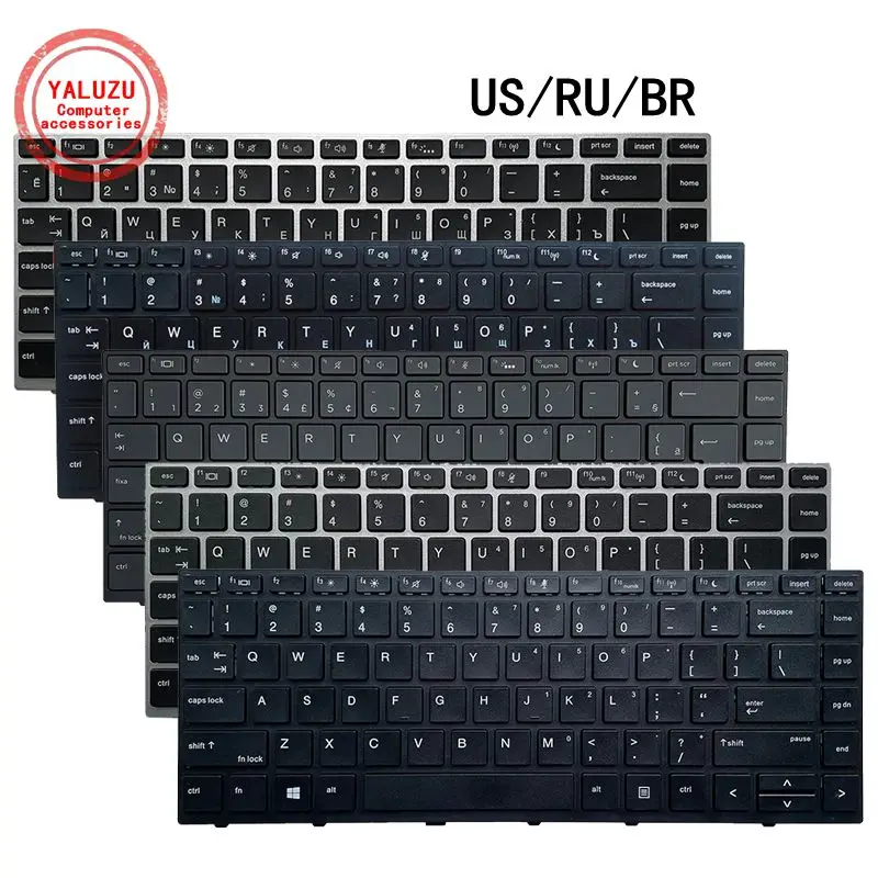 

US/RU/BR новая клавиатура для ноутбука HP ZHAN 66 Pro G1 440 G5 430 G5 445 G5 640 G4 645 G4 645 G5 640 G5