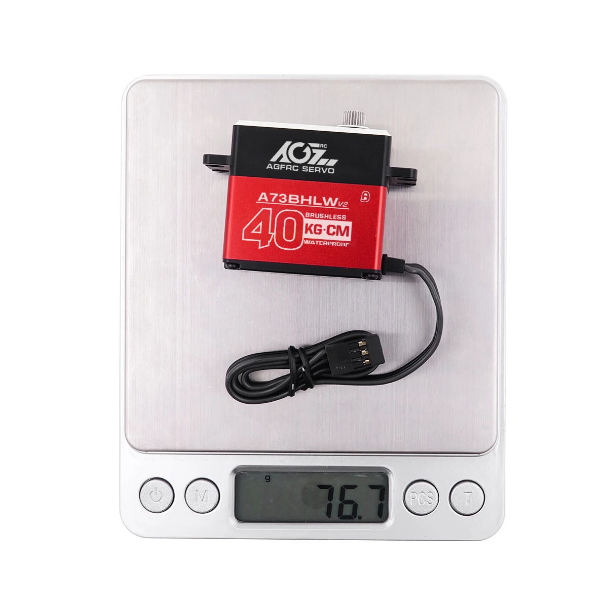 AGFRC A73BHLW V2 40KG 0.10Sec Superb Torque Brushless Waterproof Digital Servo For RC Models