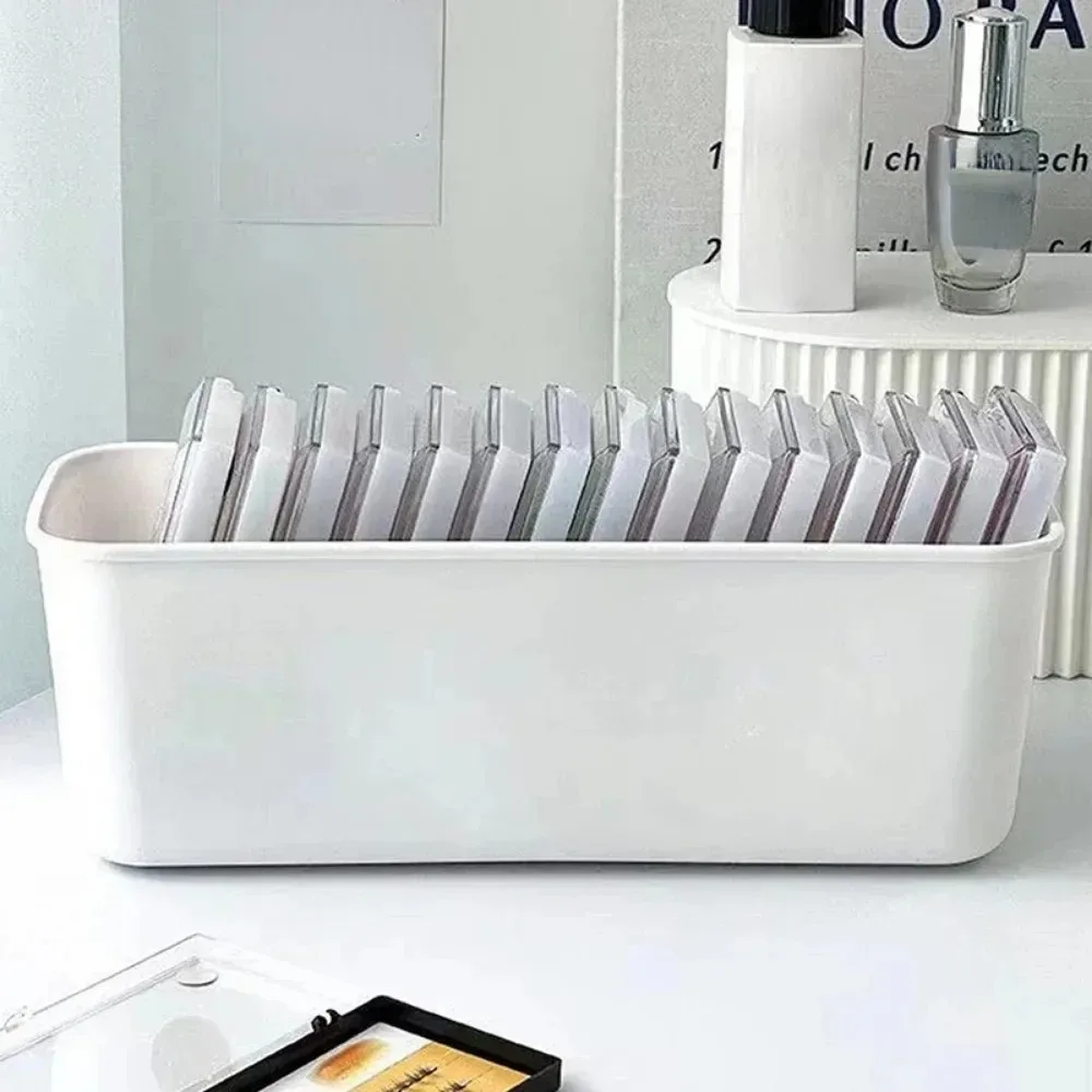 1pc caixa de armazenamento de cílios postiços com organizador de ferramentas de extensão de cílios-estojo de ferramentas de maquiagem cosmética para acessórios de cílios