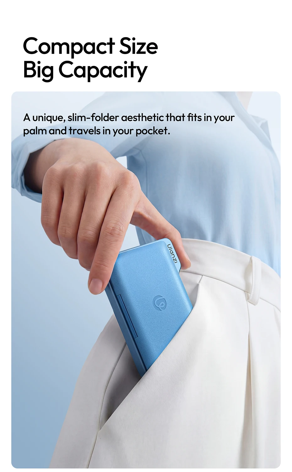 Ulanzi DC01 2-in-1 Tragbares Speicherkarten-Etui Dual-Slot Simultan-Kartenleser für Kamera Smartphone für Fotografie – Detail 5