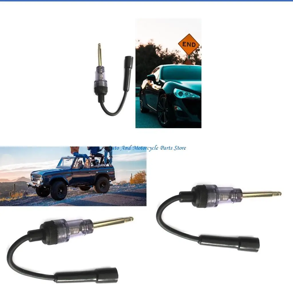 

P9FD 6-12 Inline for Spark Plug Tester Straight Boot Ignition Test Light Plug Engine Ignition Tester Wire Test