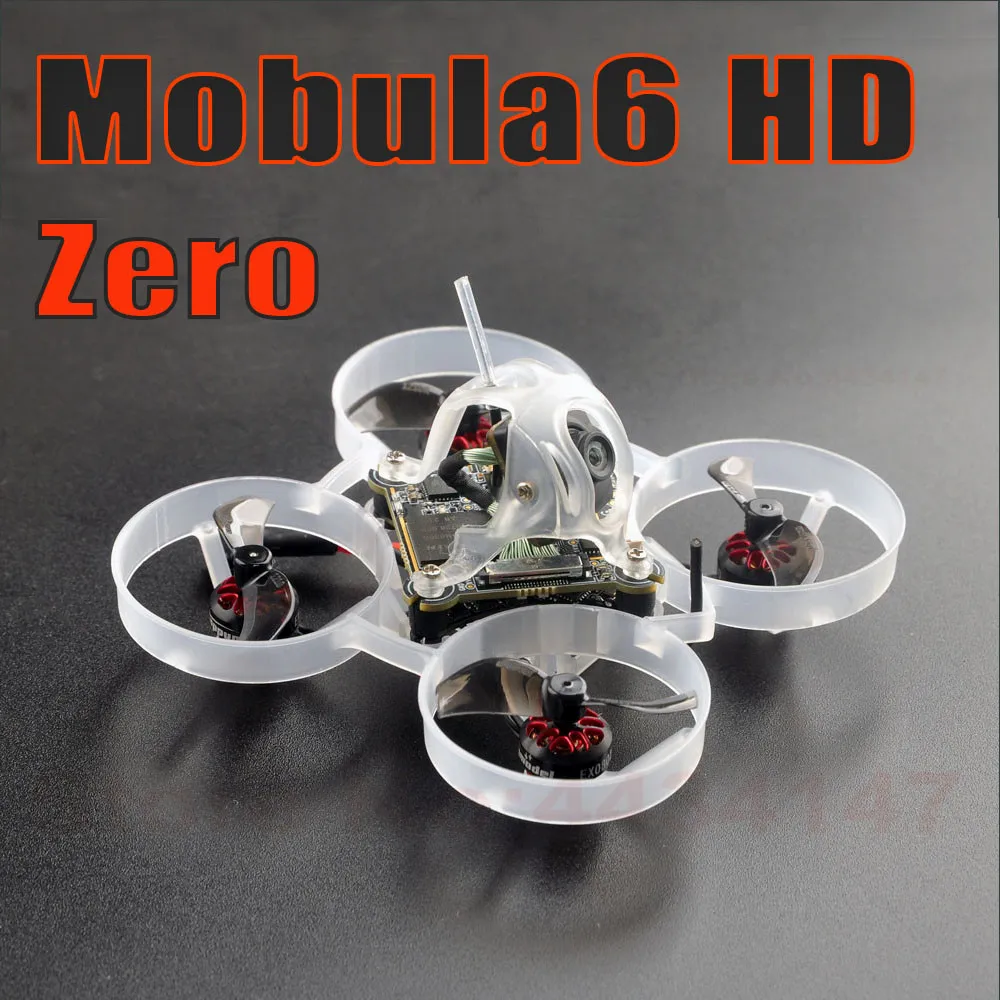 

HappyModel Mobula6 HDZero SuperbeeF4 Lite Built-in SPI FRSKY / ELRS EX0802 19000KV 65mm 1S HD FPV Brushless RC Whoop Drones