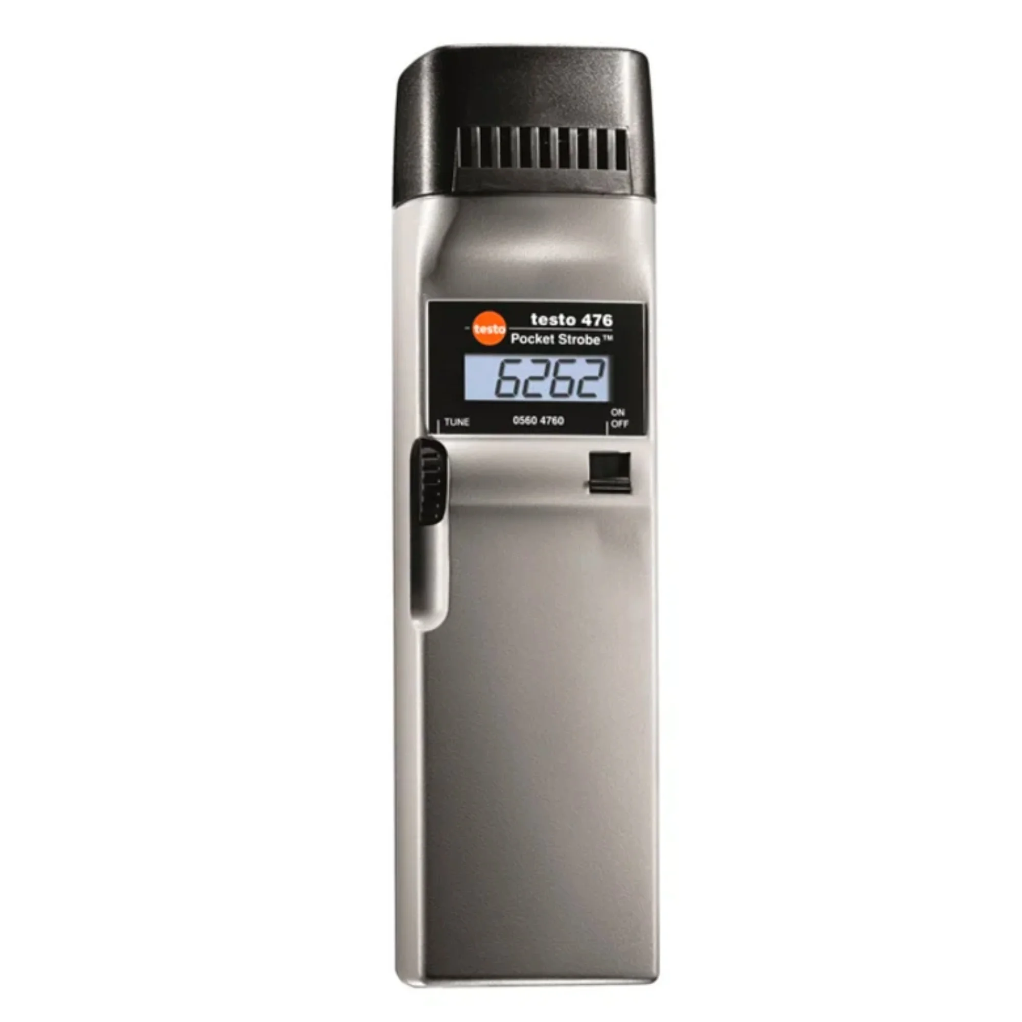 high-intensity hand-held testo 476 digital stroboscope for HVAC systems