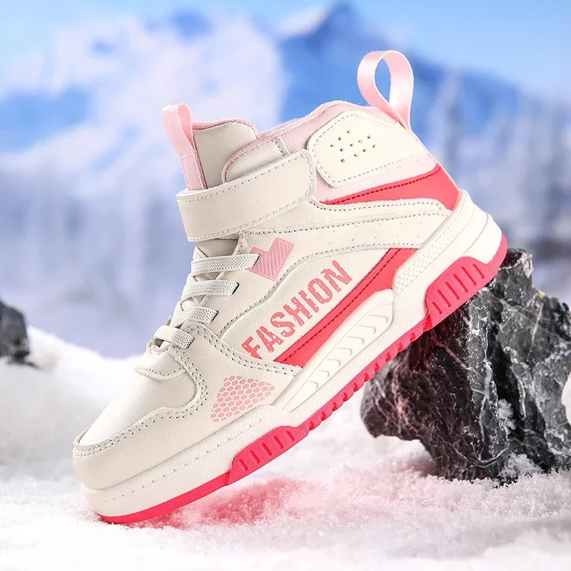 Fashion Girl Sneaker Children Casual Shoes Luxury High Top Autumn Kids Sneaker School Tennis Sports Shoes for Boy