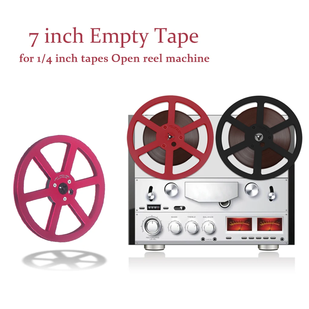 Práctico carrete de cinta de repuesto para máquinas de carrete a carrete que reemplazan carrete dañado al reproductor de carrete