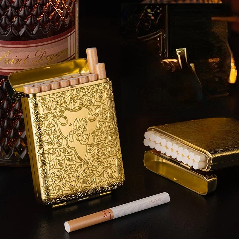 Vintage Engraved Cigarette Case, Shelby Container, Pocket Cigarette Case, Storage Box, Gift for Men, Brand New, Luxury