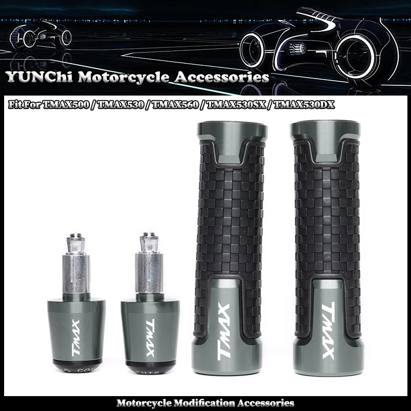 Motorcycle Accessories CNC Handle Bar Handlebar Grips Cap End Fit For YAMAHA TMAX500 TMAX530 TMAX560 TMAX530SX TMAX530DX