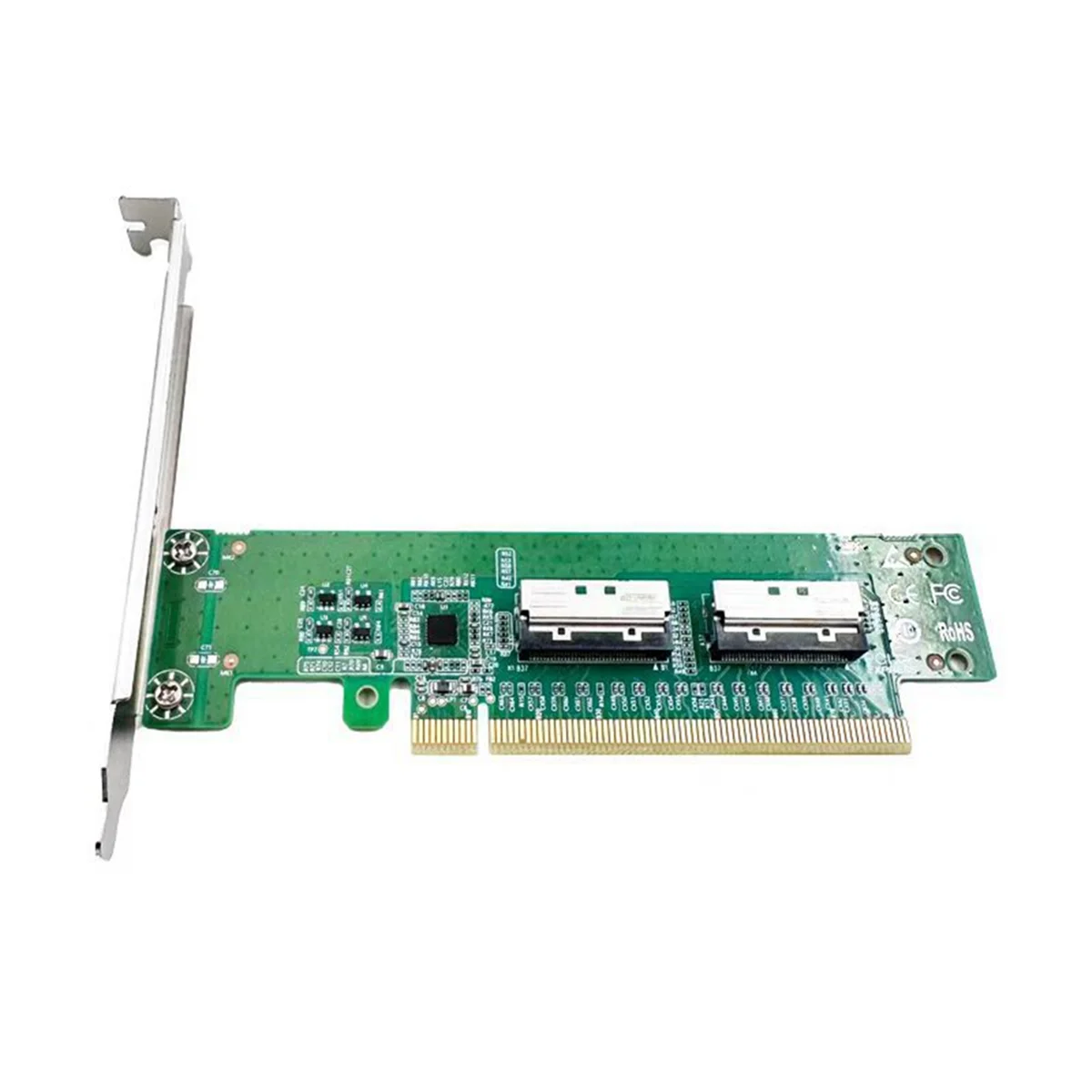 Adaptador de placa base SMIEA PE5160-4IL PCIe5.0 X16 a MCIO 8I, requiere placa base, compatible con tarjeta dividida