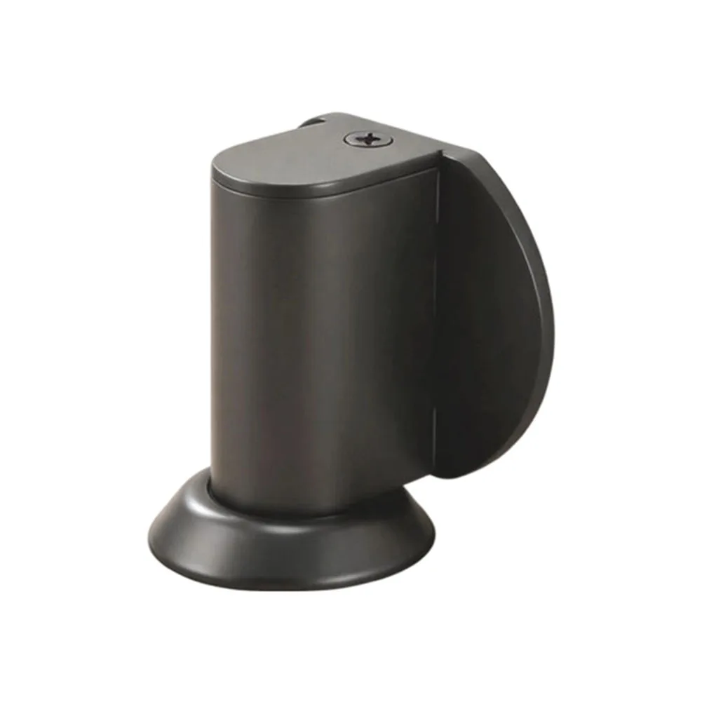 Zinc Alloy Magnetic Door Stopper for Floor Self-gripping Design Quiet Operation Damping Material Home Office Balcony