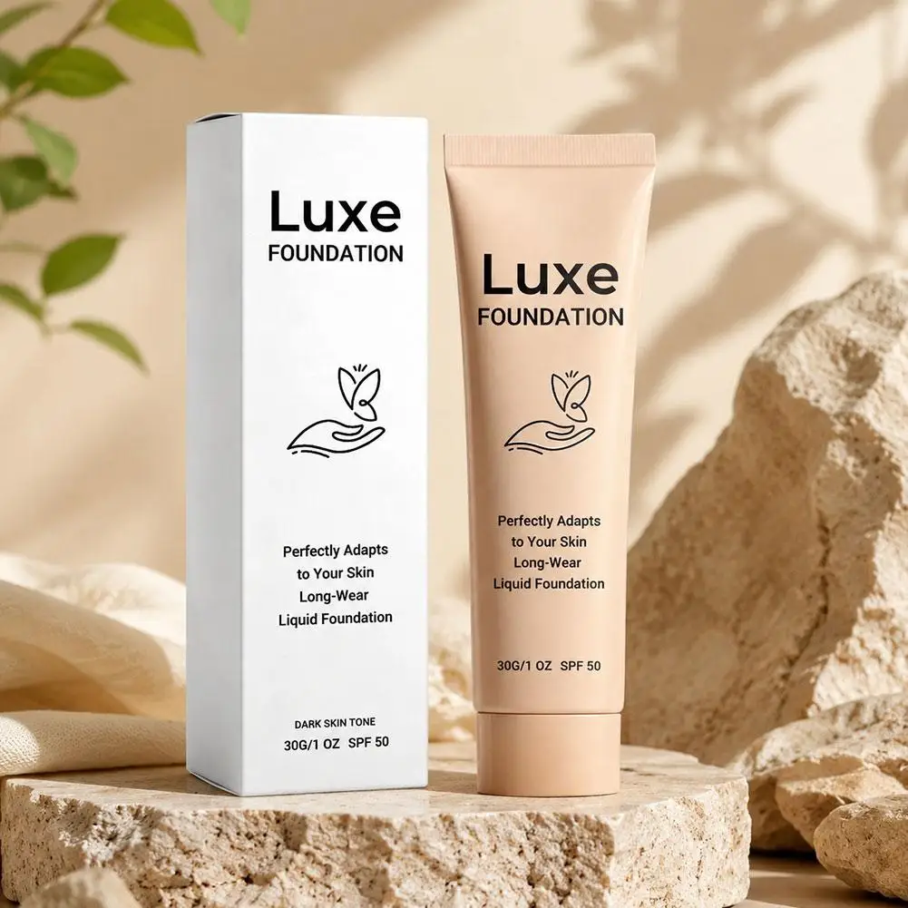 Fond de teint SPF50 changeant de couleur 30g, fond de teint liquide longue durée, adaptant le teint, léger, contrôlant le sébum, maquillage du visage