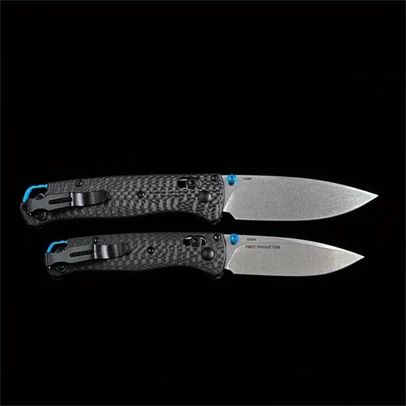 2 Styles BM Folding Bugout 535-3/533-3 Pocket Knives S35V/S90V Blade Carbon Fiber Handles Outdoor Camping Pocket EDC Tools Knife