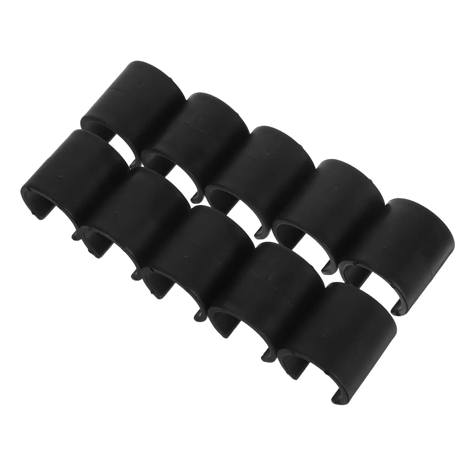 10Pcs Soccer Training Pole Buckles Corner Flag Clips ABS Material Secure Fast-Release Design for Coaching Field Marking Referee