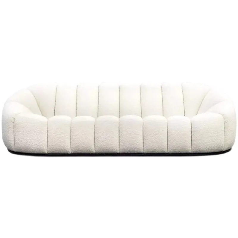 

Nordic Internet celebrity cloud sofa chair simple light luxury designer small apartment lamb wool pumpkin