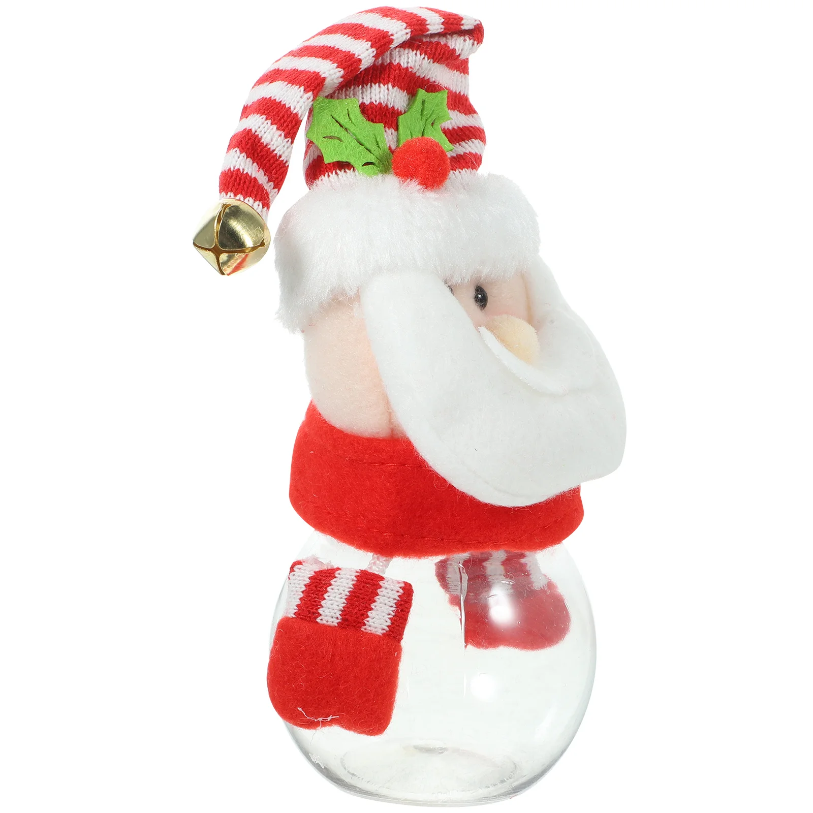 

Christmas Candy Jar Cartoon Sealed Plastic Cloth Multipurpose Storage Canister for Candy Cookies Nuts Xmas Party Gift