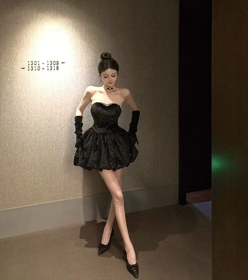 Robes d'été en lin rose pour femmes, smockage de pétales, volants, taille basse, robes d'été fluides, nouveau Style chinois, respirant, coupe douce