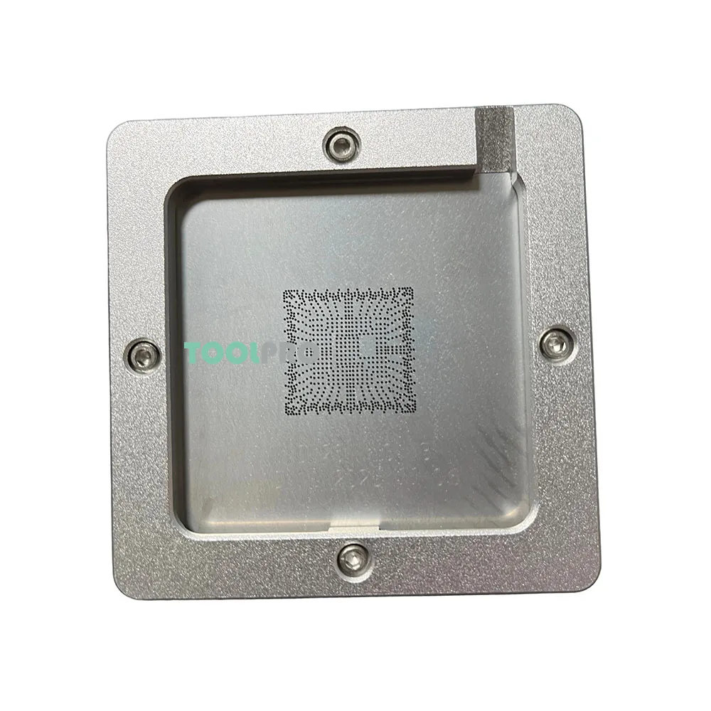 BGA Reballing Stencil For SRKM3 Planting Tin Template Reballing Stencil Set 82x82mm Customized Chip Repair
